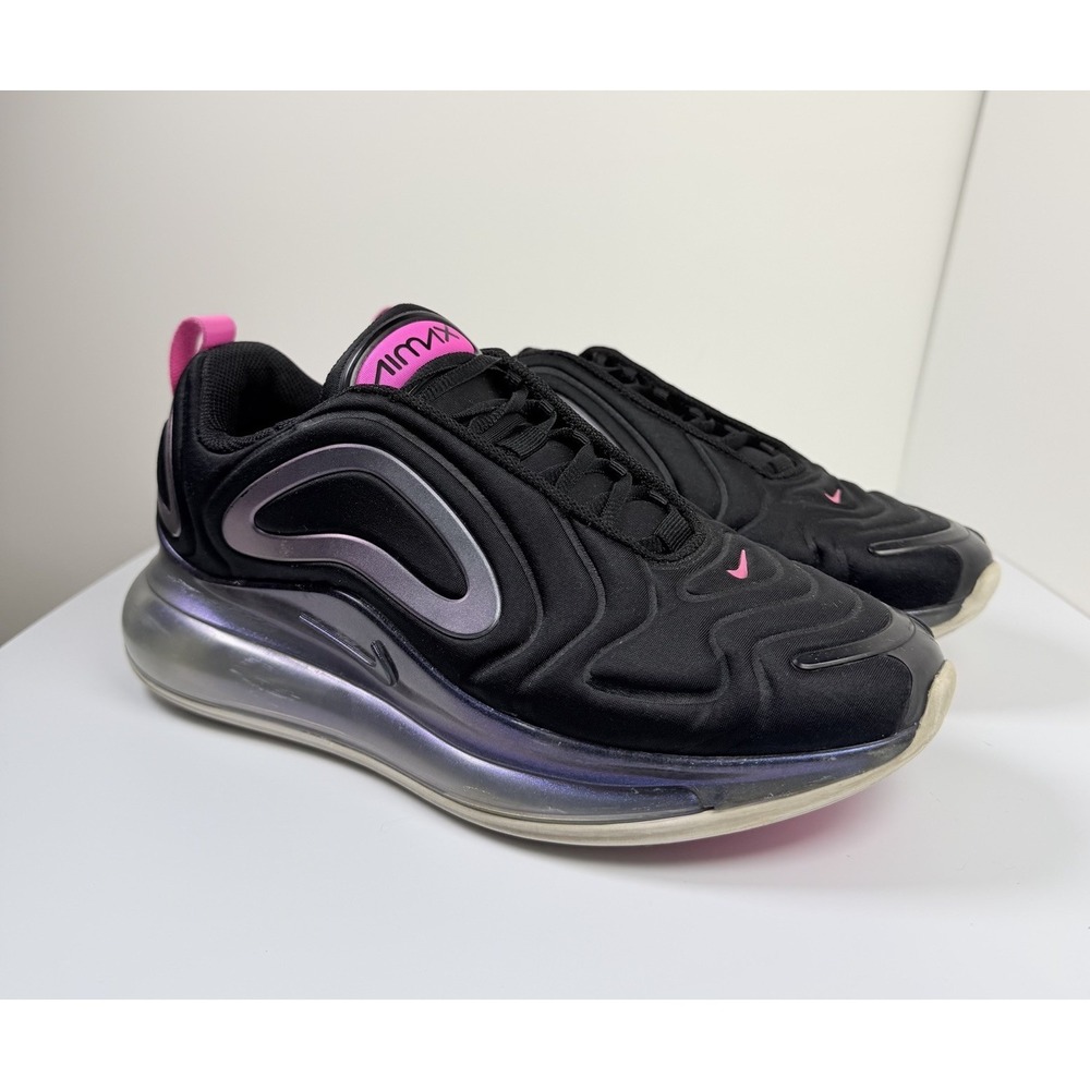 Nike Air Max 720 Women's Size 7.5 Black Pink Running Shoes Sneakers